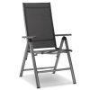 CountrySide Zahradní hliníkové skládací polohovací křeslo Houston 446720 antracit 3