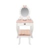 KidLand Dětský dřevěný toaletní a kosmetický stolek 486016