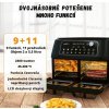 GourmetMaxx Dvojitá teplovzdušná fritéza MaxxMee DUAL 05535 (8)