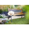 Zahradní lavička Countryside Francis 126 x 52 x 74 cm čínský dub 1