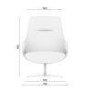 Melody Lounge ML-L-RA-FW – rozměrový výkres 2