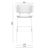 Flexi Chair 122-N16 – rozměrový výkres 2