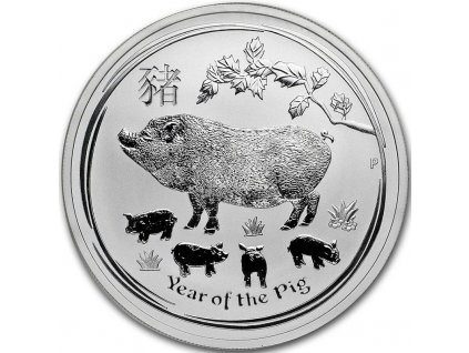 australian lunar series ii stribrna mince 1oz 2019