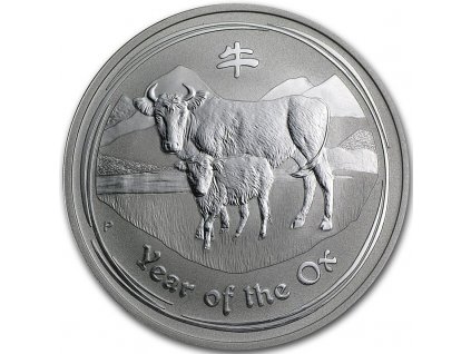 australian lunar series ii stribrna mince 1oz 2009