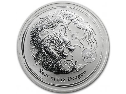 australian lunar series ii stribrna mince 1oz 2012 year of the dragon bavarian lion privy
