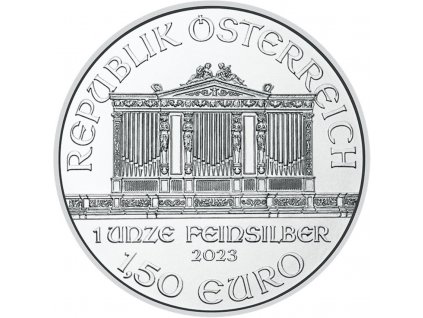 wiener philharmoniker silver 1oz 2023 obverse