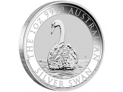 australian swan stribrna mince 1oz 2023