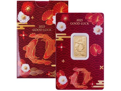 pamp zlaty slitek 5 g good luck 2025 koi fish