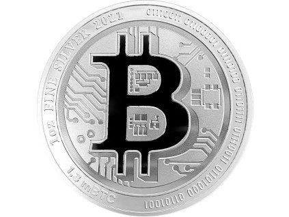 bitcoin stribrna mince 1oz 2021