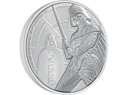 star wars stribrna mince 1oz 2022 darth vader v