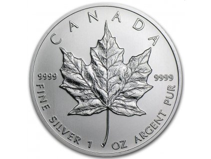 2013 canada maple leaf silver 1oz reverse