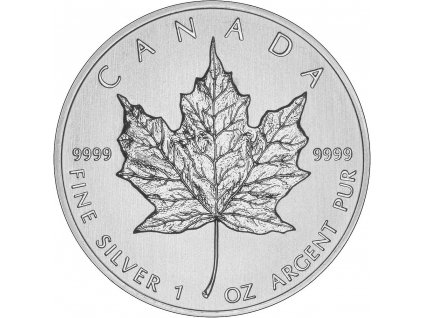 2011 canada maple leaf silver 1oz reverse