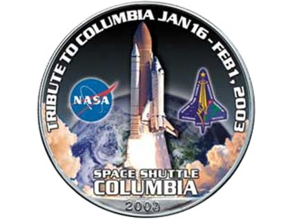 american eagle stribrna mince 1oz 2003 tribute to columbia