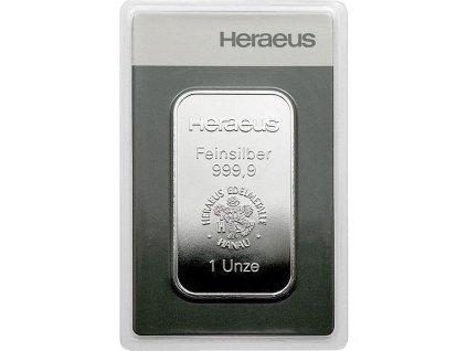 heraeus stribrny slitek 1 oz