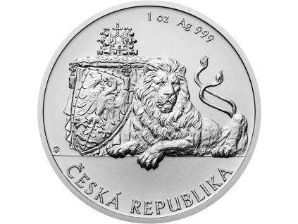 cesky lev stribrna mince 1oz 2017
