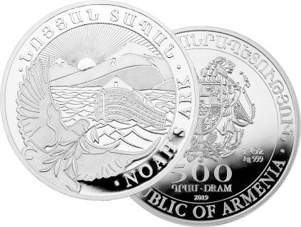 noemova archa stribrna mince 1oz 2019