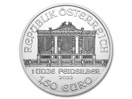 wiener philharmoniker stribrna mince 1oz 2022