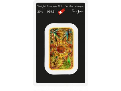 Argor Heraeus Kinebar GOLD 20g card back