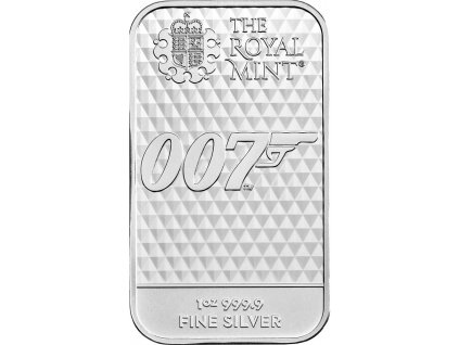 royal mint james bond 007 silver 1oz 2022 front