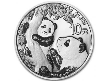 chinese silver panda 30g 2021 reverse