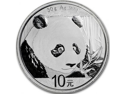 chinese silver panda 30g 2018 reverse