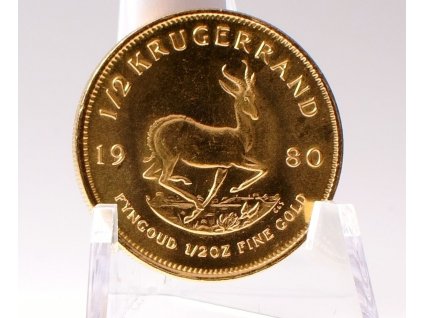 kr0016 gold krugerrand 1 2 oz 1980 reverse DSC03379