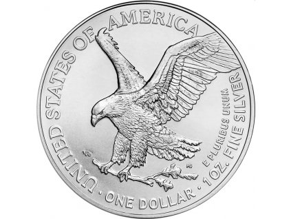 american eagle stribrna mince 1oz 2024 reverse