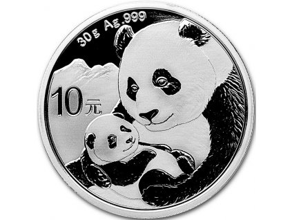 chinese silver panda 1oz 2019 reverse