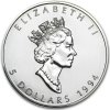 canadian maple leaf stribrna mince 1oz 1994 obverse