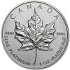 canadian maple leaf stribrna mince 1oz 1992