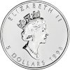 canadian maple leaf stribrna mince 1oz 1998 obverse