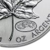 canadian maple leaf stribrna mince 1oz 1999 2000 firework privy reverse