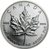 canadian maple leaf stribrna mince 1oz 2004