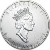 canadian maple leaf stribrna mince 1oz 2003 obverse