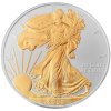 american eagle stribrna mince 1oz 2009 zlacena obverse