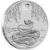 australian lunar series iii stribrna mince 5oz 2025 year of the snake