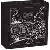 australian lunar series iii stribrna mince 1oz 2025 year of the snake zlacena v krabicce case