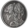 ghana alien stribrna mince 1oz 2023 antique