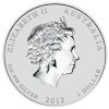 australian lunar series ii stribrna mince 1oz 2012 year of the dragon zlacena obverse