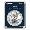 american eagle stribrna mince 1oz 2020 apmex mintdirect premier pcgs