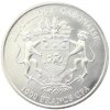 gabon the african springbok stribrna mince 1oz 2017 zlacena obverse