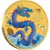 australian lunar series iii zlata mince 1 10oz 2024 year of the dragon barvena