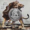 big five iii stribrna mince 1oz 2025 lion card