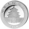 chinese panda stribrna mince 30g 2018 zlacena obverse