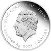 zelvy ninja stribrna mince 1oz 2024 trhac proof barvena obverse