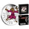 zelvy ninja stribrna mince 1oz 2025 triska proof barvena