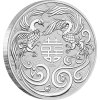 chinese myths and legends stribrna mince 1oz 2025 double phoenix