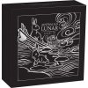 australian lunar series iii stribrna mince 1oz 2023 year of the rabbit proof barvena v krabicce box