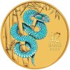 australian lunar series iii zlata mince 1 10oz 2025 year of the snake barvena reverse