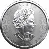 2021 canadian maple leaf silver 1oz gilded obverse